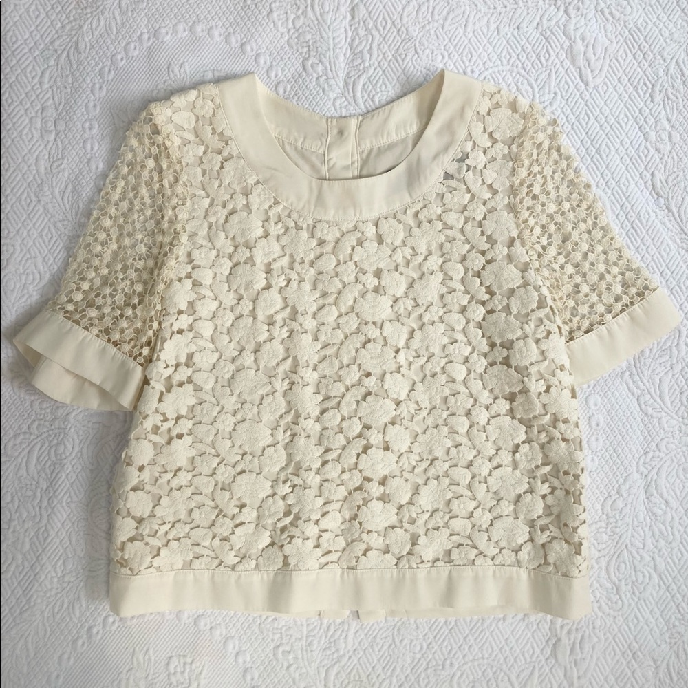 Cropped Crochet Top